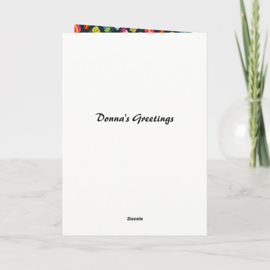 Beste Oom Feestdagen Kaart (Achterkant)