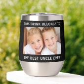 Beste Oom Fotocollage Zwart