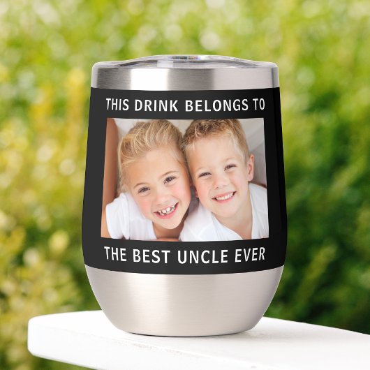 Beste Oom Fotocollage Zwart