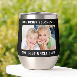 Beste Oom Fotocollage Zwart