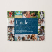 Beste Oom Funcle Definitie 14 Foto Blauw Legpuzzel (Horizontaal)