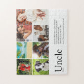 Beste Oom Funcle Definitie 6 Foto Collage Legpuzzel (Verticaal)