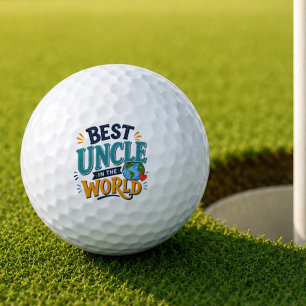 Beste Oom in de Wereld Golfbal Golfballen