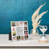 Beste Oom Ooit 12 Foto Collage Grijs Wit Hout Fotoplaat (Insitu)