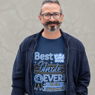 Beste oom ooit #1 Je bent Geweldige Uncle Mannen T-shirt