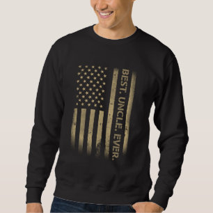 Beste Oom Ooit Amerikaanse Grunge Vlag Vader's Trui