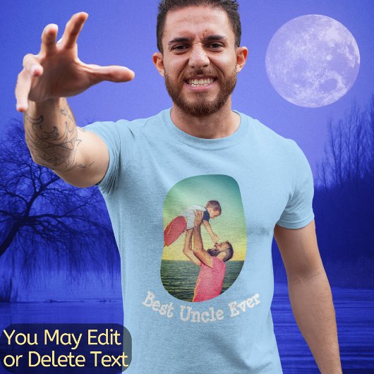 Beste oom ooit | Automatisch foto converteren naar T-shirt