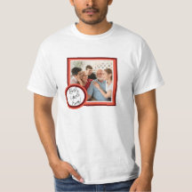 Beste Oom Ooit Custom Foto Cadeau T-shirt