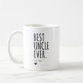 Beste oom ooit - gepersonaliseerd jaar koffiemok (Links)