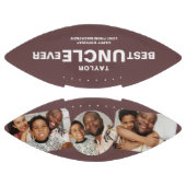 Beste oom ooit gepersonaliseerde foto en tekst american football (Panelen)