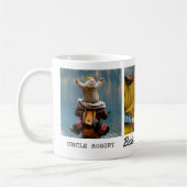 Beste oom ooit gepersonaliseerde fotocollage koffiemok (Links)