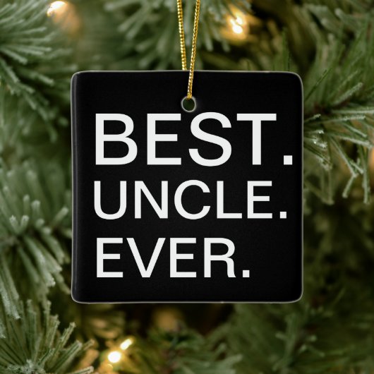 Beste Oom Ooit Keramisch Ornament (Boom)