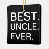Beste Oom Ooit Keramisch Ornament (Links)