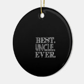 beste oom ooit keramisch ornament (Links)