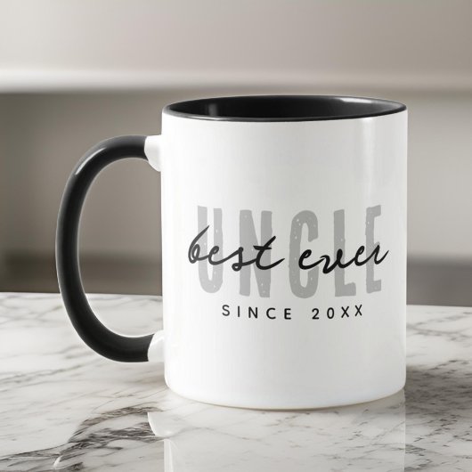 Beste Oom Ooit Modern Elegant Eenvoudige Vaderdag Mok