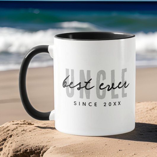 Beste Oom Ooit Modern Elegant Eenvoudige Vaderdag Mok