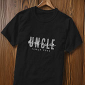 Beste Oom Ooit Modern Elegant Eenvoudige Vaderdag T-shirt