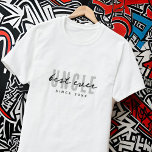 Beste Oom Ooit Modern Elegant Eenvoudige Vaderdag T-shirt<br><div class="desc">Dit eenvoudige en moderne ontwerp bestaat uit san serif typografie.</div>