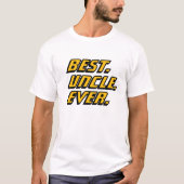 Beste Oom Ooit Modern Racen T-shirt (Voorkant)