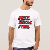 Beste Oom Ooit Modern Racen T-shirt (Voorkant)