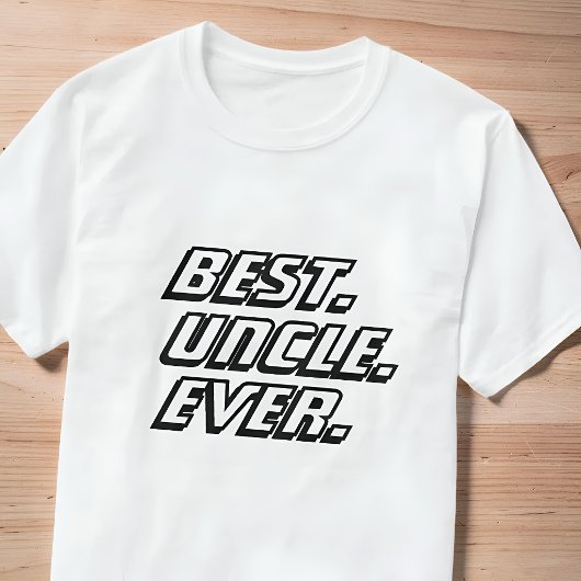 Beste Oom Ooit Modern Racen T-shirt