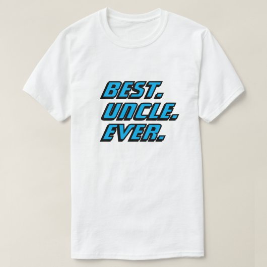 Beste Oom Ooit Modern Racen T-shirt (Design voorkant)