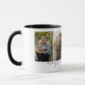 Beste Oom Ooit Modern Schrift 4 Foto's Collage Mok (Links)