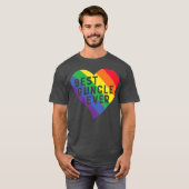 Beste oom ooit Oom LGBTQ Pride Rainbow Flag T-shirt (Voorkant volledig)