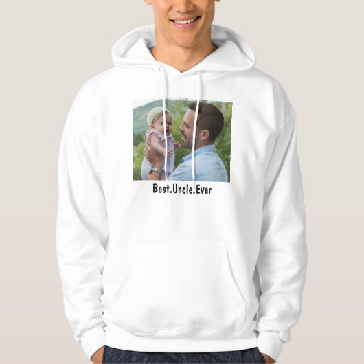 Beste oom ooit op maat hoodie (Voorkant)