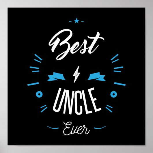 Beste oom ooit poster (Voorkant)