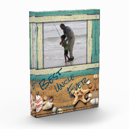 Beste Oom Ooit Strand Persoonlijk Aangepast Fotoblokken