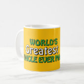 Beste Oom Ooit Ter Wereld Gemaakt Koffiemok (Voorkant links)