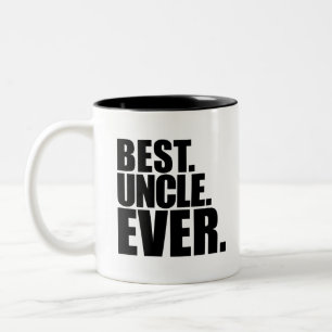 beste oom ooit tweekleurige koffiemok