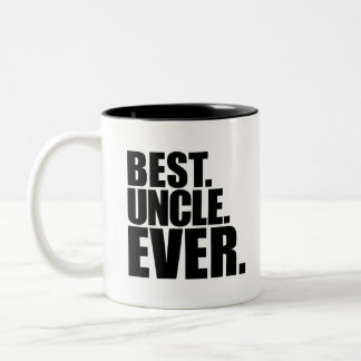 beste oom ooit tweekleurige koffiemok