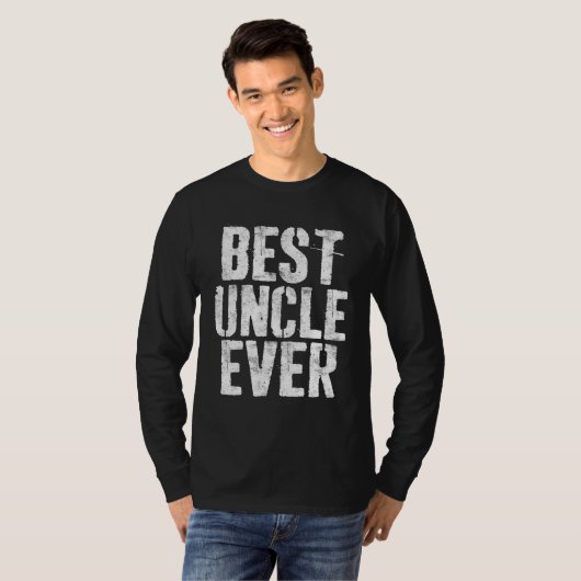 Beste oom ooit Vaderdag Gift T-shirt (Voorkant volledig)