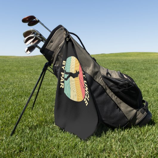 Beste oom op basis van par - Golfing Golfhanddoek (Groen)