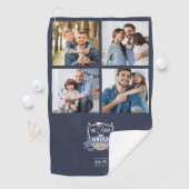 Beste oom op persoonlijke foto's Golfhanddoek (Insitu)