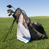 Beste Oom Ter Wereld Foto van Neef of Niece Golfhanddoek (Groen)