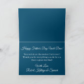 Beste oom ter wereld gepersonaliseerd kaart (Binnen)