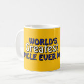 Beste Oom Ter Wereld Ooit Gemaakt Koffiemok (Voorkant links)