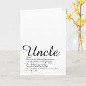 Beste Oom van de Wereld, Funcle Definitie Script Kaart (Gele Bloem)