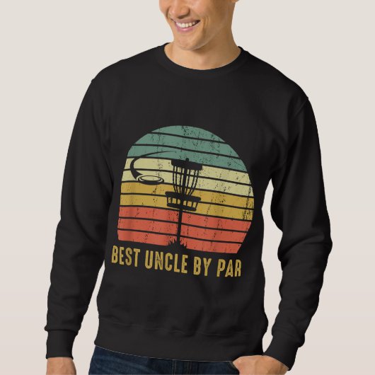Beste oom van Par Funny Disc Golf Gift voor mannen Trui (Voorkant)