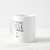 Beste Oom Wordt Bevorderd – Persoonlijk Jaar Koffiemok (Voorkant links)