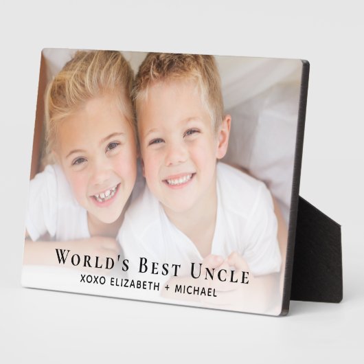 Beste oomfoto van de wereld fotoplaat (Zijkant)