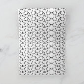 Beste Op Maat Gemaakte Logo Tekst Vouwbare Bedankk Bedankkaart (Binnen)