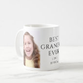 Beste Opa 2 foto gepersonaliseerd Koffiemok (Voorkant links)