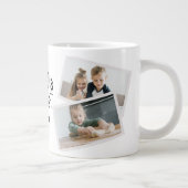 Beste Opa 4 Foto Aangepaste Collage Grote Koffiekop (Rechts)