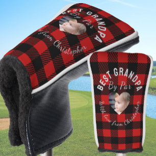 Beste opa aangepaste kinderfoto rode Buffalo gerui Golfheadcover