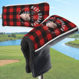 Beste opa aangepaste kinderfoto rode Buffalo gerui Golfheadcover