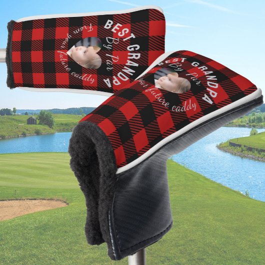 Beste opa aangepaste kinderfoto rode Buffalo gerui Golfheadcover